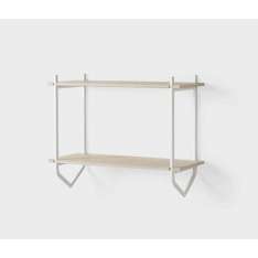 EMKO PLACE Dessus Wall Shelf, white frame