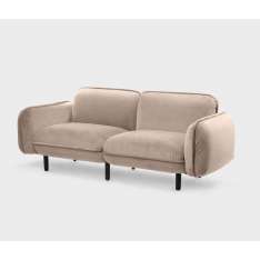 EMKO PLACE Bean Sofa 2-seater, beige Textum Avelina velour fabric