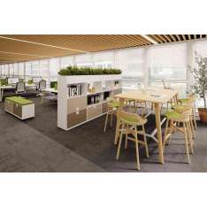 Dynamobel VIRA, HIGHT TABLE WITH FOOTREST