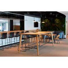 Dynamobel VIRA, HIGHT TABLE WITH FOOTREST
