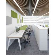 Dynamobel VIRA, ALIGNED DESKS