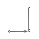 Duten Stainless steel Ø32mm grab rail, 5 point fixation
