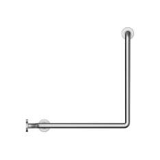 Duten Stainless steel Ø32mm grab rail, 4 point fixation