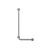 Duten Stainless steel L shaped Ø32mm grab rail, 3 point fixation
