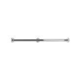 Duten Stainless steel corner grab rail Ø32mm, 3 point fixation