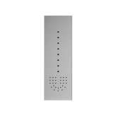 Duten Recessed stainless steel toilet brush and brush holder