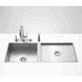 Dornbracht Kitchen sinks in brushed stainless-steel - Double sink