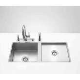 Dornbracht Kitchen sinks in brushed stainless-steel - Double sink