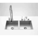 Dornbracht Kitchen sinks in brushed stainless-steel - Double sink