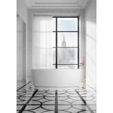 Devon&Devon Dove bathtub in White Tec Plus