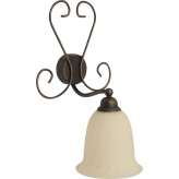 Klosz Paris i kinkiet patyna - kremowy 3640