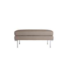Design Within Reach Theatre Ottoman in Leather