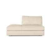 Design Within Reach Reid Side Chaise Left in Leather