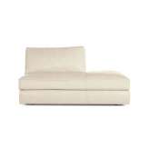 Design Within Reach Reid Side Chaise in Right in Leather