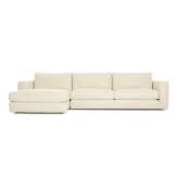 Design Within Reach Reid Sectional Chaise Left in Leather