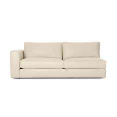 Design Within Reach Reid One-Arm Sofa Left in Leather