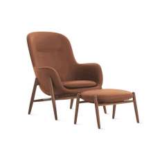 Design Within Reach Nora Lounge Chair and Ottoman