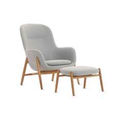 Design Within Reach Nora Lounge Chair and Ottoman