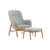 Design Within Reach Nora Lounge Chair and Ottoman
