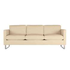 Design Within Reach Goodland Sofa in Leather, Stainless Legs
