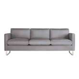 Design Within Reach Goodland Sofa in Fabric, Stainless Legs