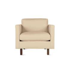 Design Within Reach Goodland Armchair in Leather, Walnut Legs