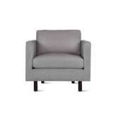 Design Within Reach Goodland Armchair in Fabric, Walnut Legs