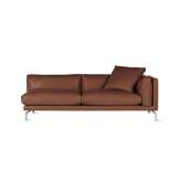 Design Within Reach Como One-Arm Sofa in Leather, Right