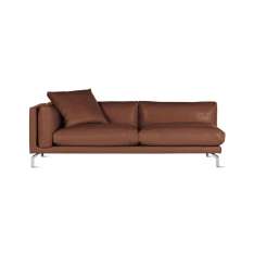 Design Within Reach Como One-Arm Sofa in Leather, Left