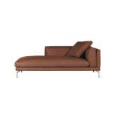 Design Within Reach Como Chaise in Leather, Left