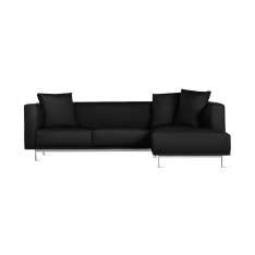 Design Within Reach Bilsby Sectional with Chaise in Leather, Right