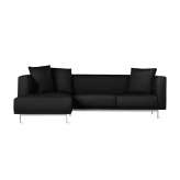 Design Within Reach Bilsby Sectional with Chaise in Leather, Left