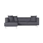 Design Within Reach Bilsby Sectional with Chaise in Fabric, Left