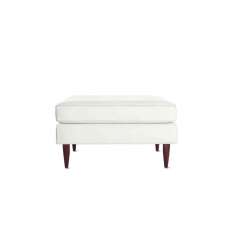 Design Within Reach Bantam Cocktail Ottoman in Leather