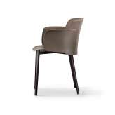 Desalto Paper | chair with steel frame elliptical legs