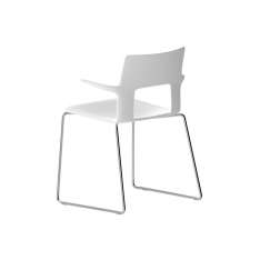 Desalto Kobe chair steel rod with armrests