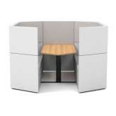 Derlot Prisma, 6 Person high-back workbooth
