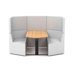 Derlot Prisma, 2 Person high-back workbooth