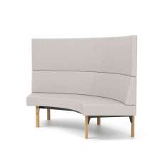 Derlot Homework curved sofa,highback