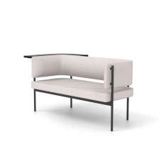Derlot Crescent, Two seater sofa with floating table