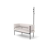 Derlot Crescent, Two seater sofa with coat stand