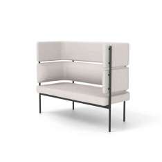 Derlot Crescent, High-back two seater sofa