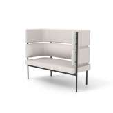 Derlot Crescent, High-back two seater sofa