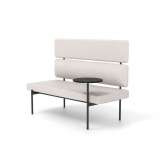 Derlot Crescent, High-back seat with floating table