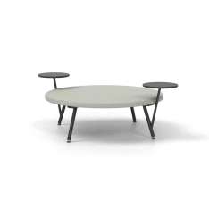 Derlot Autobahn, Circular ottoman with two floating tables