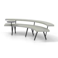Derlot Autobahn, 90˚ Curved seat with floating table