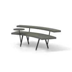 Derlot Autobahn, 45˚ Curved seat with floating table
