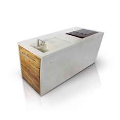 Dade Design AG concrete works Beton The Concrete | Outdoor Kitchen