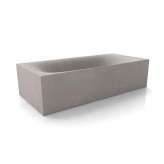 Dade Design AG concrete works Beton dade WAVE CUBED concrete bathtub