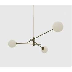 CTO Lighting Trevi pendant 3 bronze